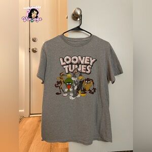 Looney Tunes Gray Character Graphic Tee